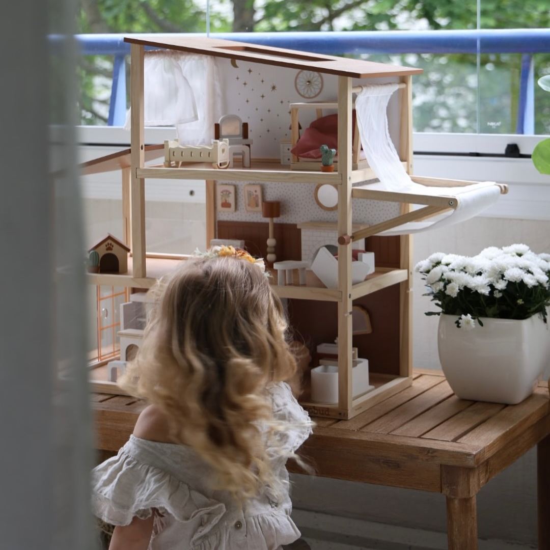 ROBUD Casa Delle Bambole in Legno - Bohémien