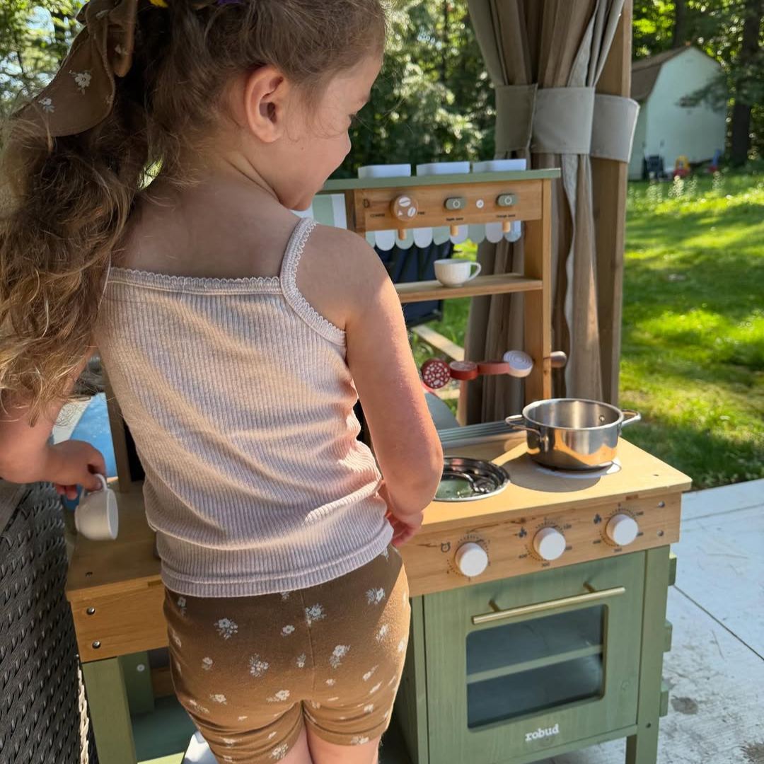 ROBUD Cucina da Gioco in Fango per Esterni - Verde