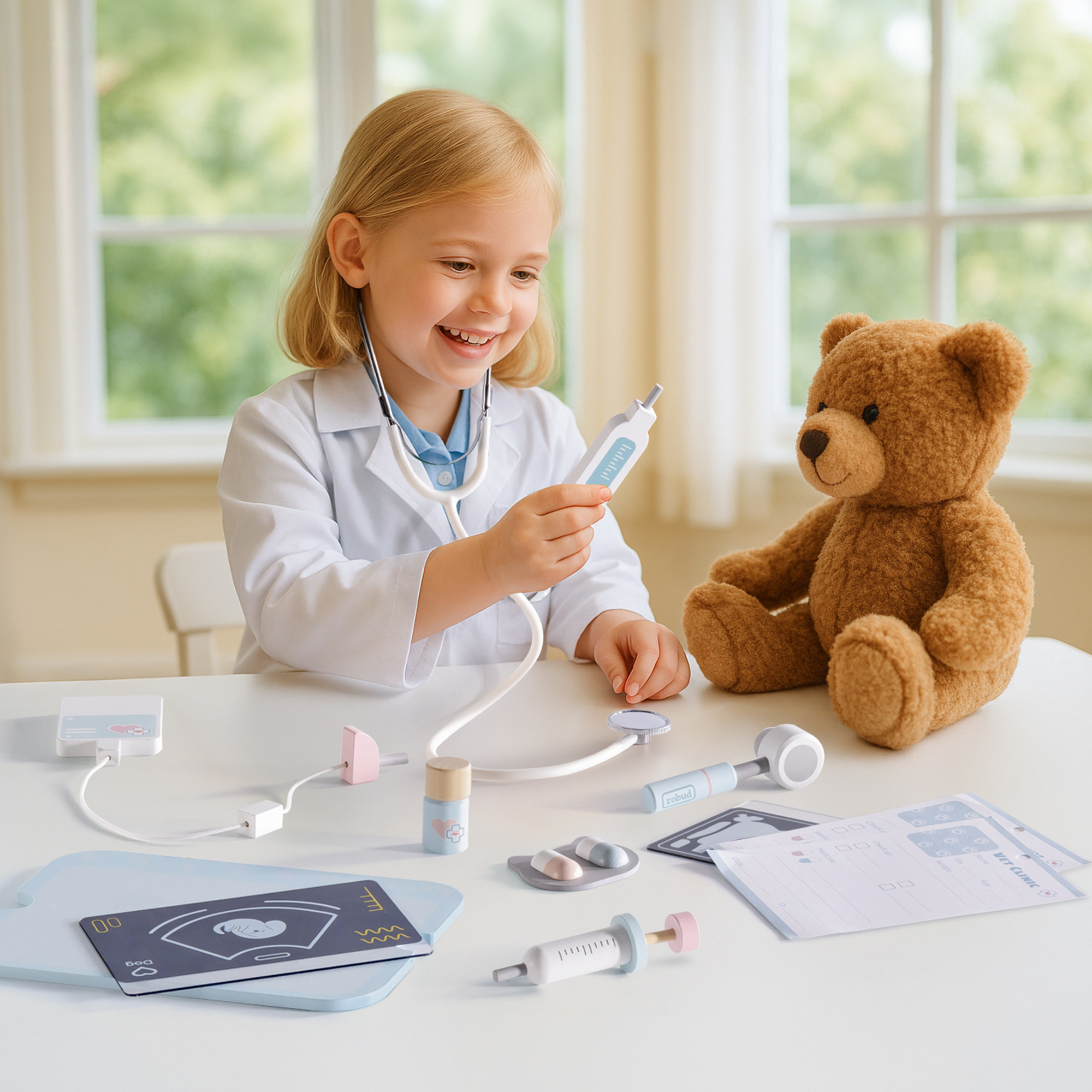 ROBUD Kids Vet Clinic Playset