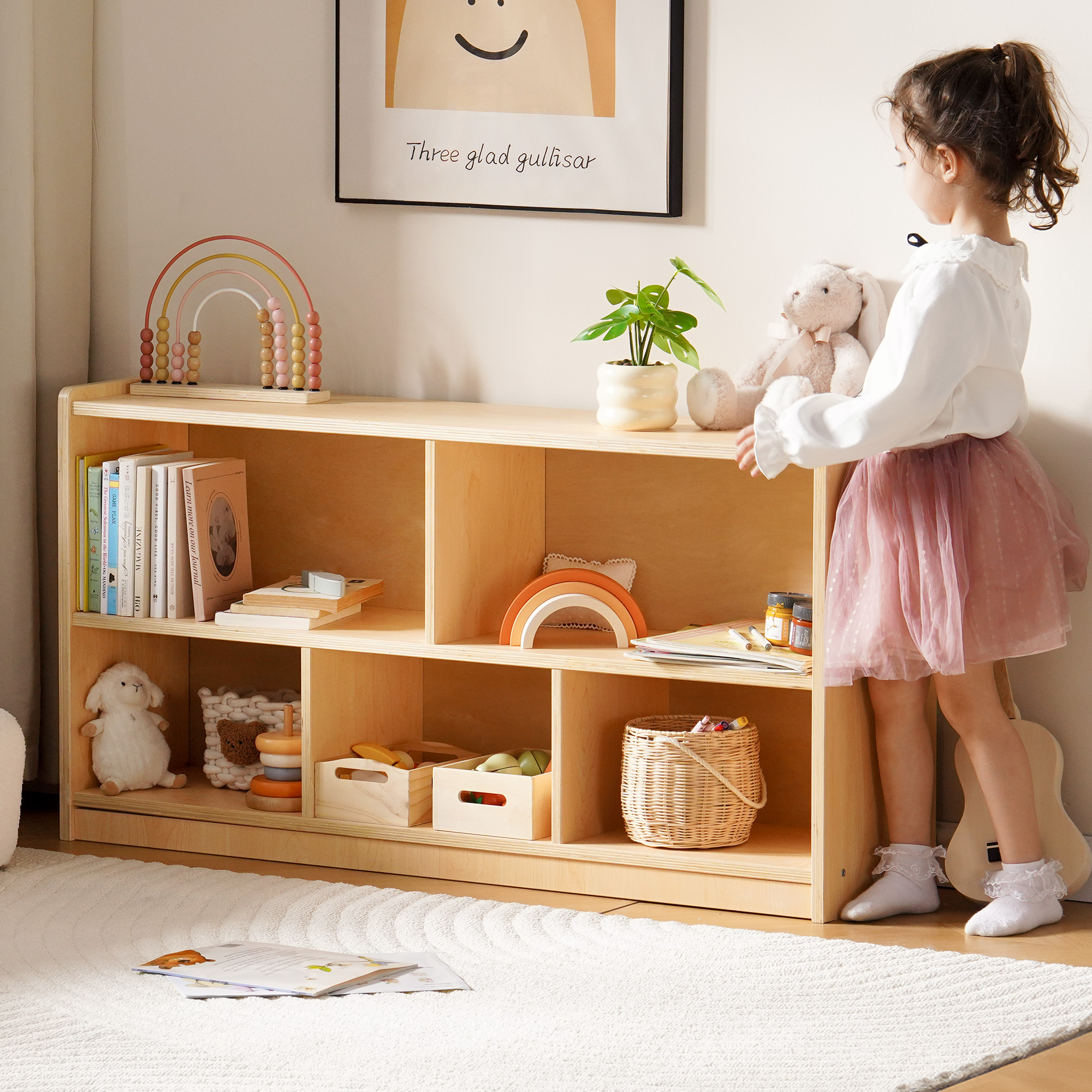 ROBUD Wooden Storage Cabinet