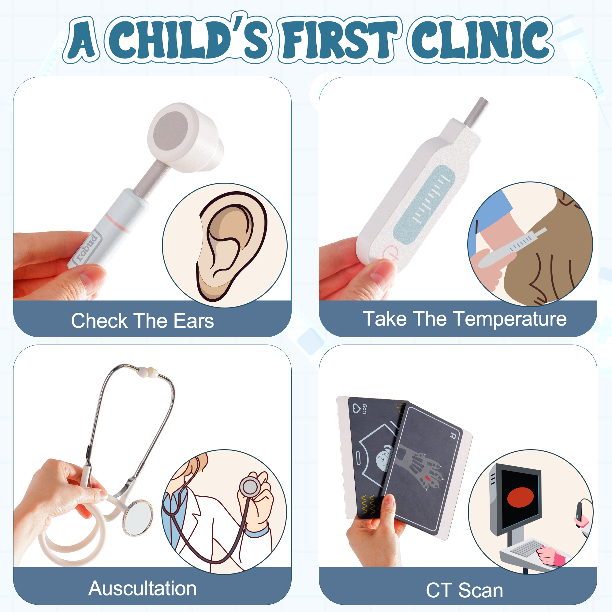 ROBUD Kids Vet Clinic Playset