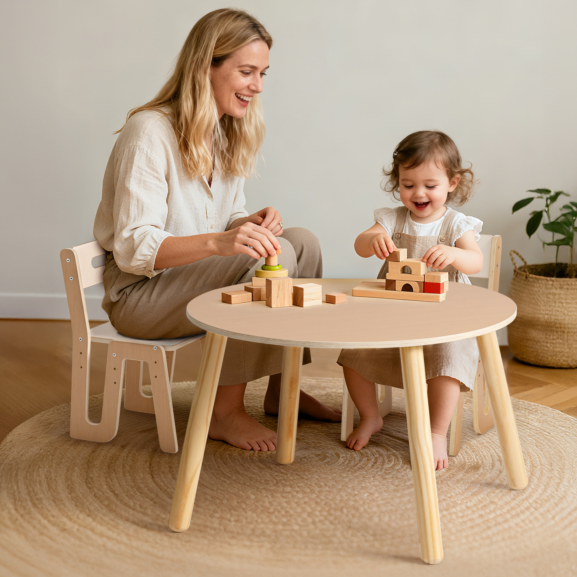 ROBUD Kids Chair and Table Set