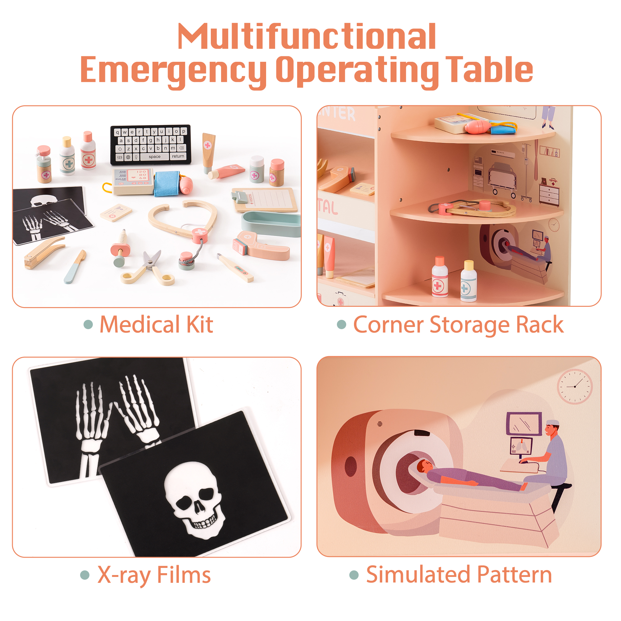 Centro de actividades de doctor de madera ROBUD