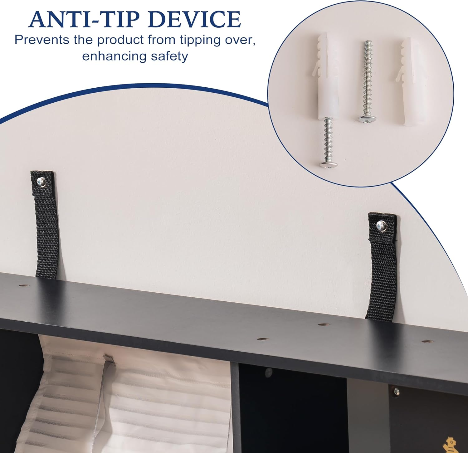 Modern Play Kitchen for Kids Black