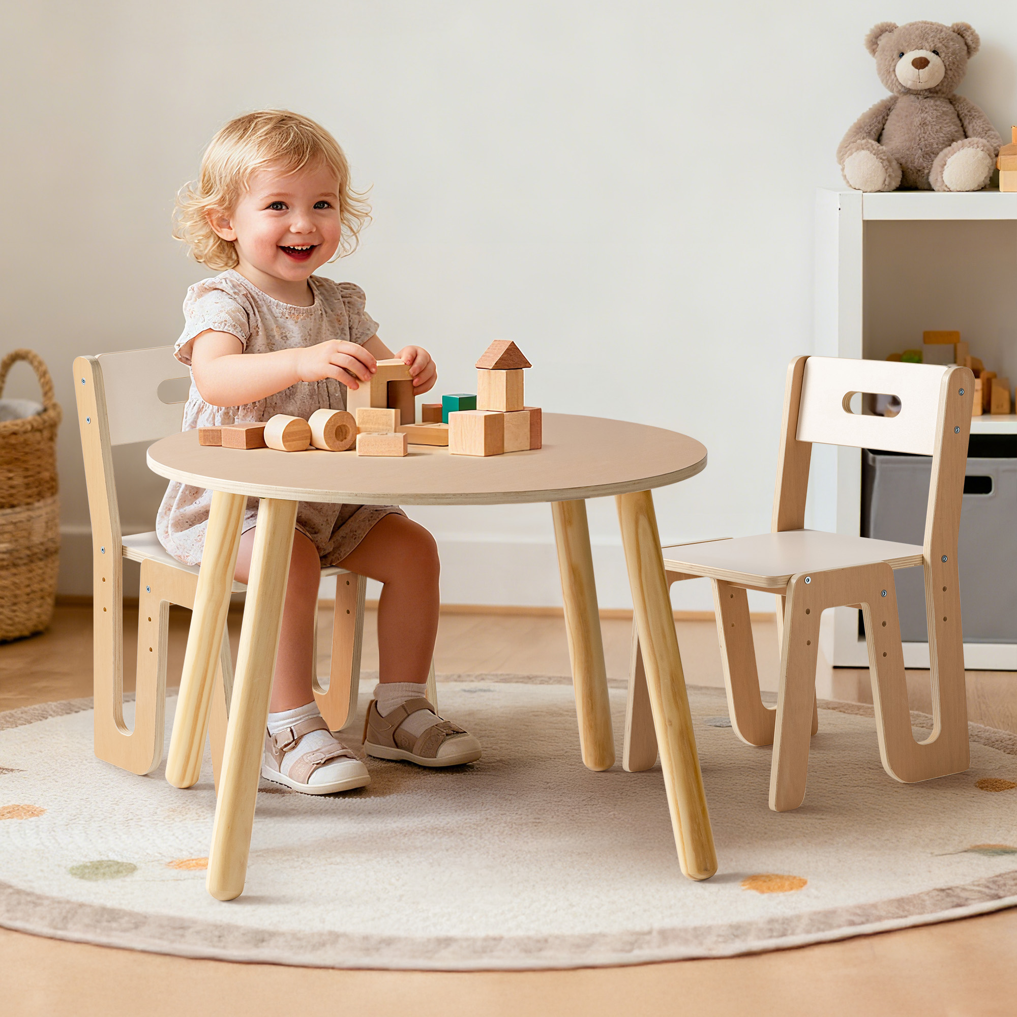 ROBUD Kids Chair and Table Set