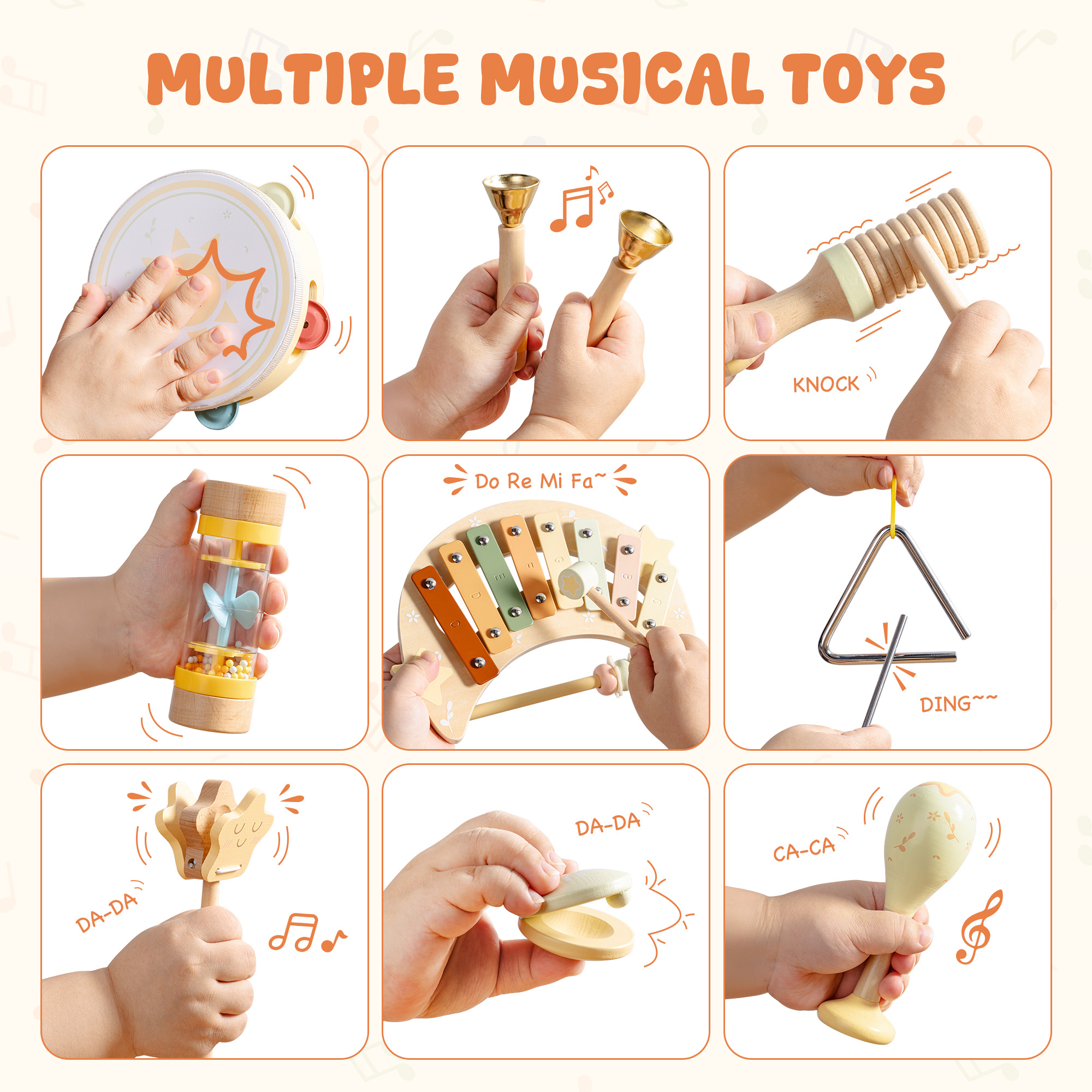 ROBUD Kids Musical Toys Moonlight Music Set