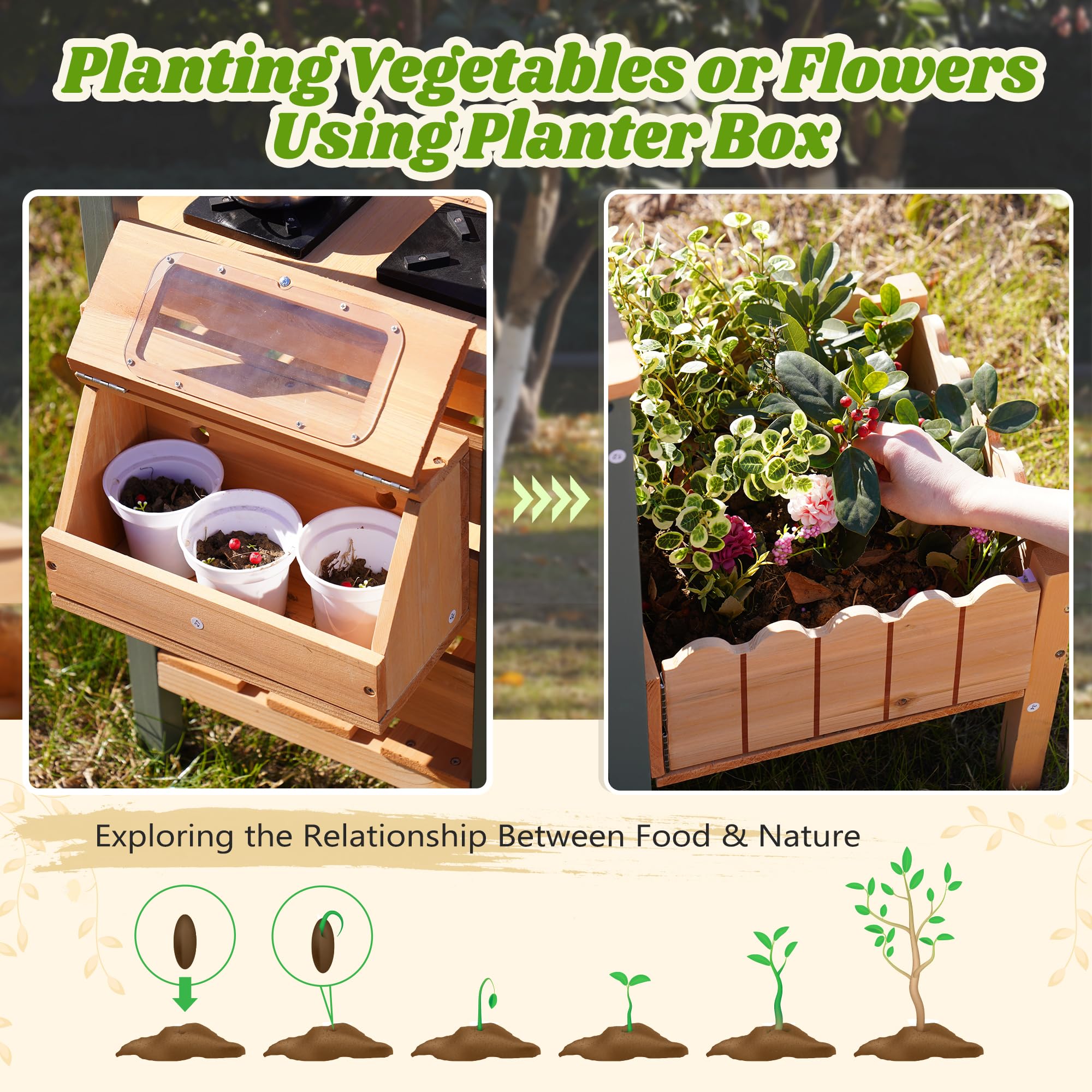 ROBUD Outdoor Mud Play Kitchen