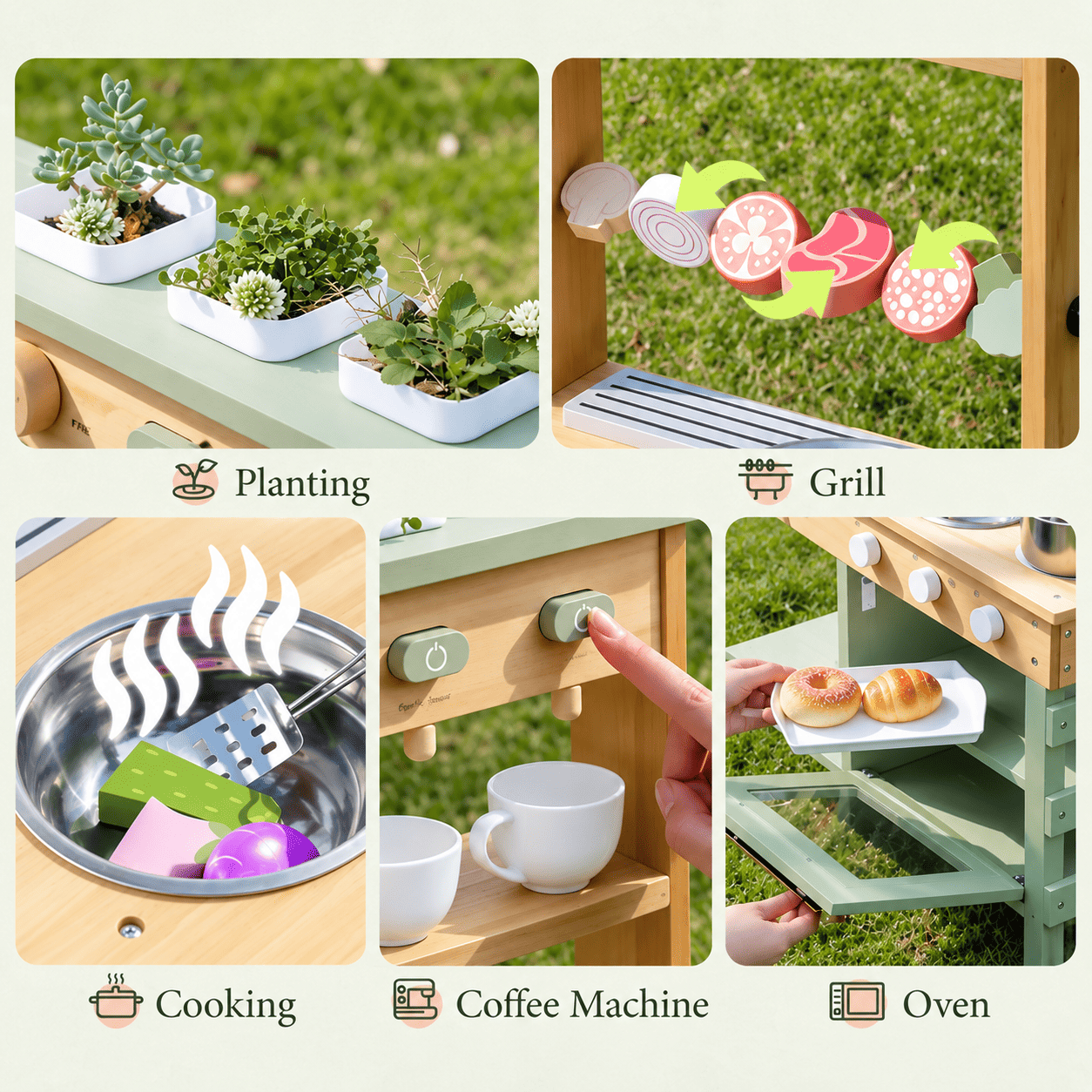 Mud Kitchen Playset Activities