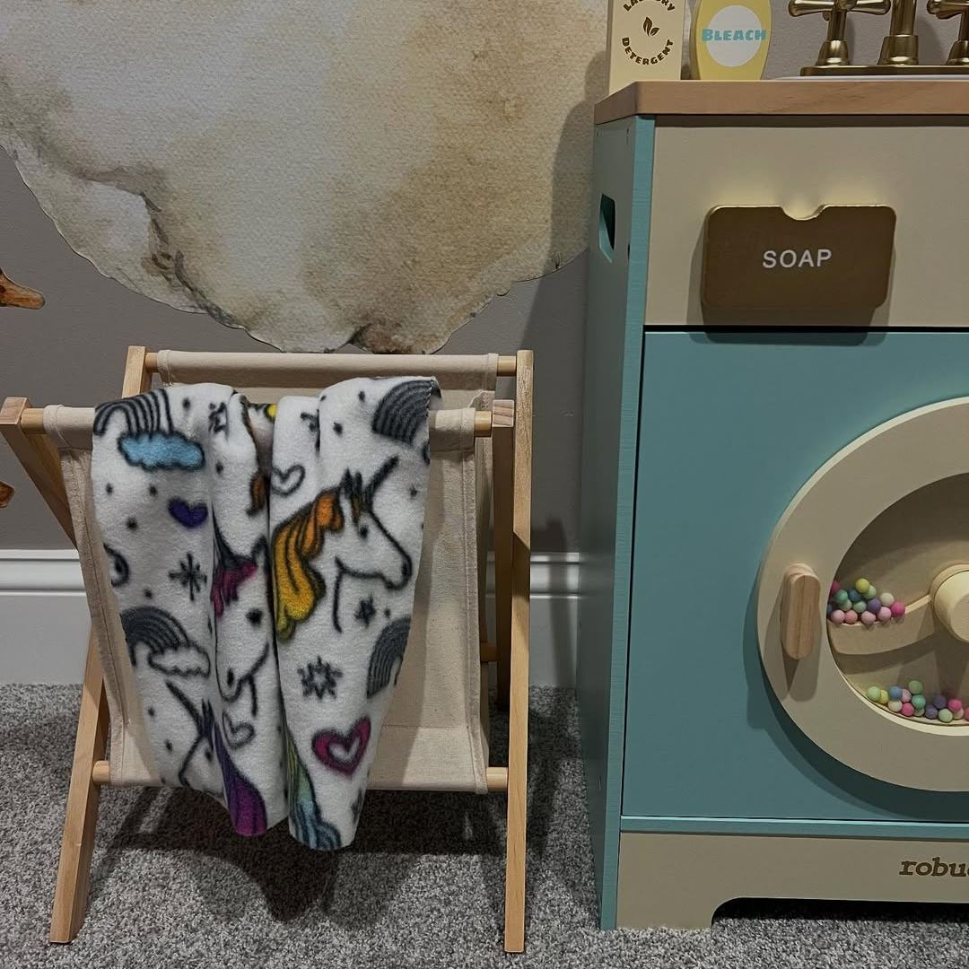 ROBUD Wooden Laundry Playset