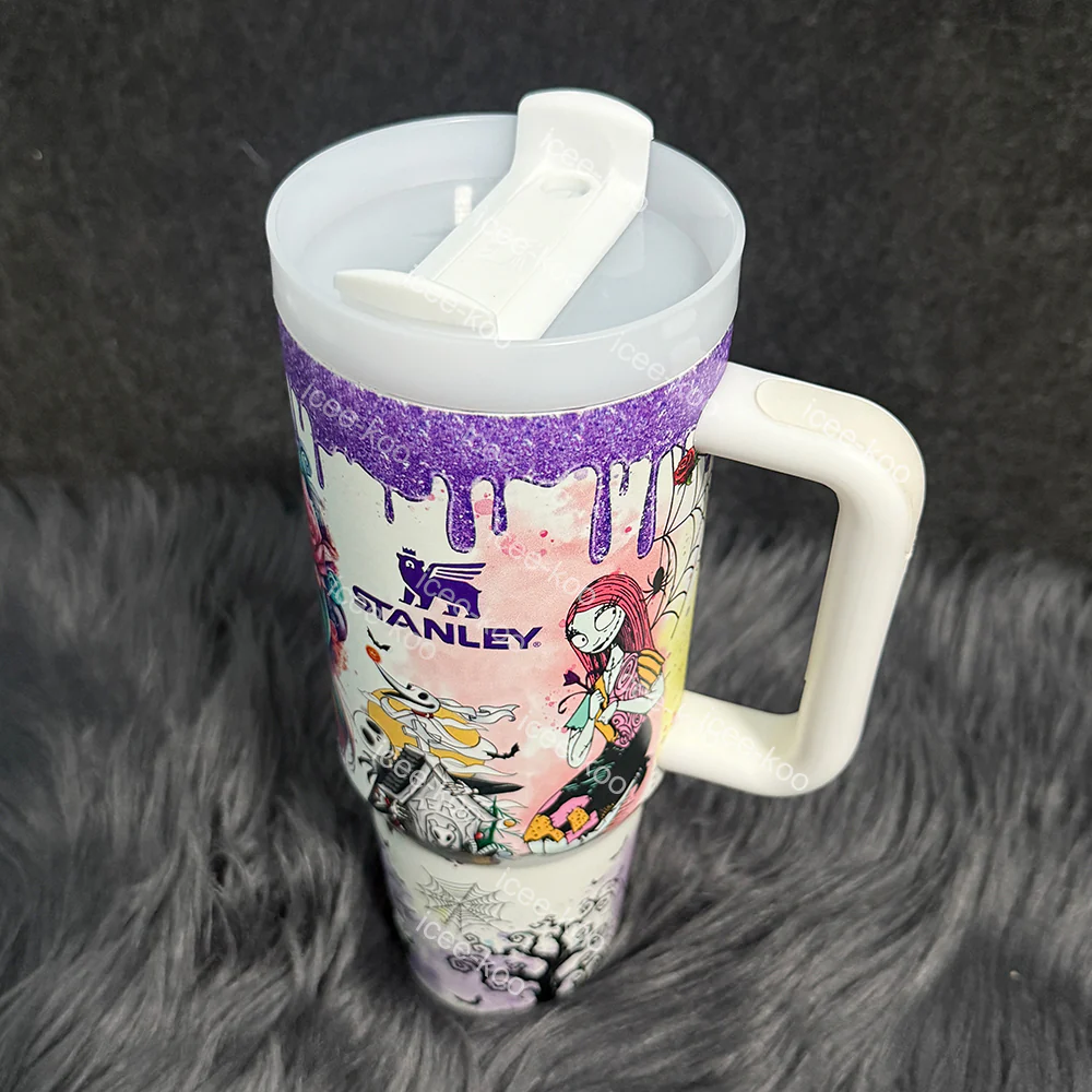 Christmas Eve Jack In-Car Insulated  1200ml  Luminous Glow Tumbler（Free keychain for the first 100 orders )