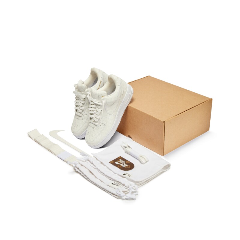 Louis Vuitton x nithtke Air Force 1 White