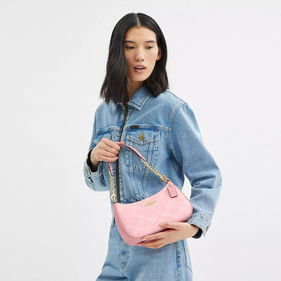 Teri Shoulder Bag In Signature Canvas