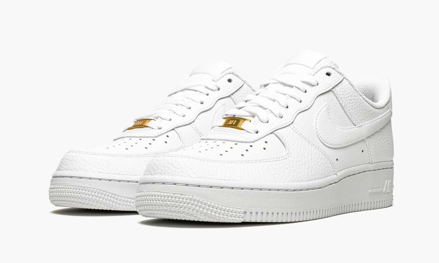 Athtir Forthtce 1 Low '07 White Metallic Gold