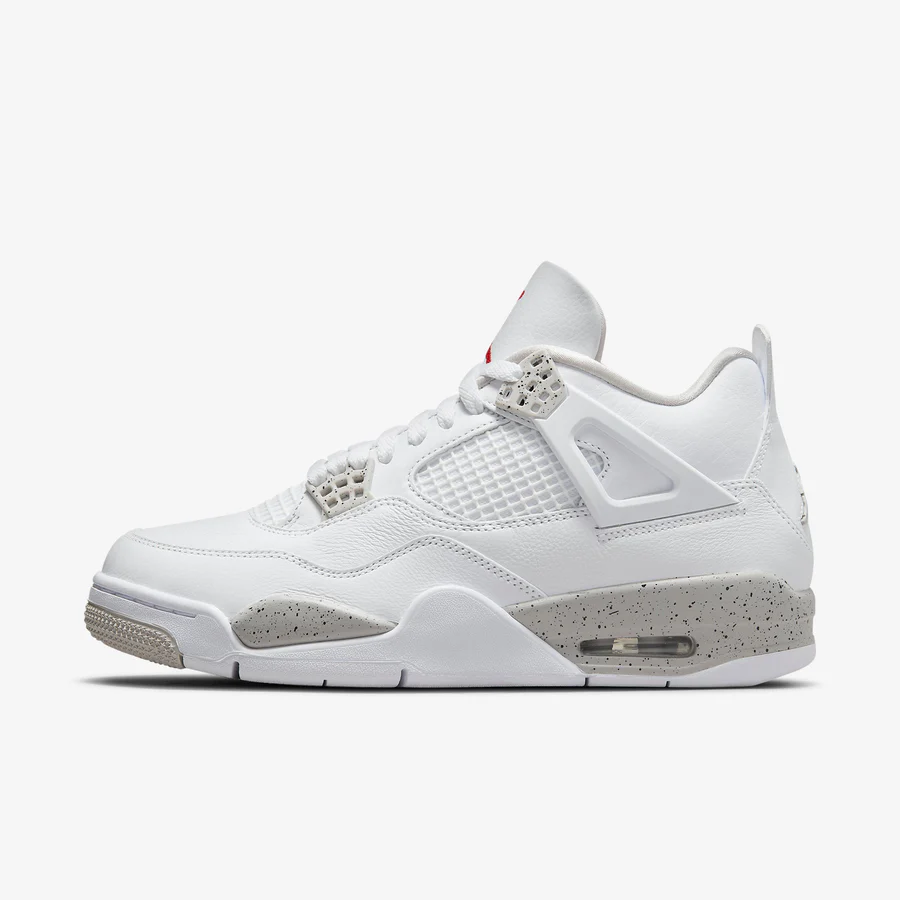 (Men's) Air Jordan 4 Retro 'White Oreo'