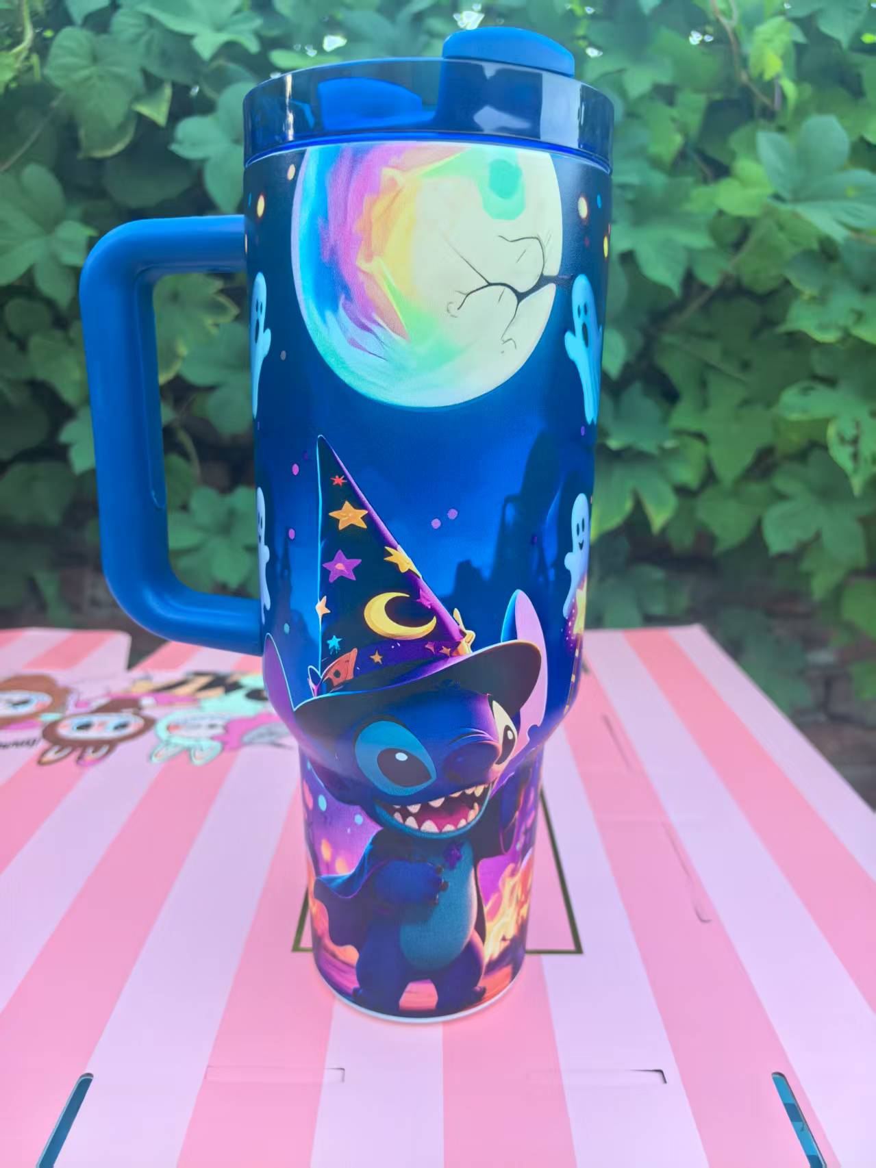 Christmas Eve Jack In-Car Insulated  1200ml  Luminous Glow Tumbler（Free keychain for the first 100 orders )