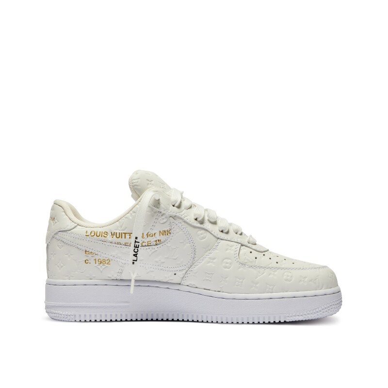 Louis Vuitton x nithtke Air Force 1 White