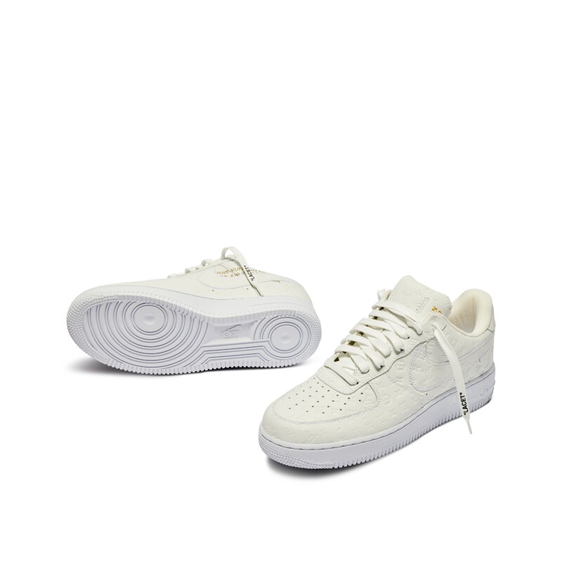 Louis Vuitton x nithtke Air Force 1 White