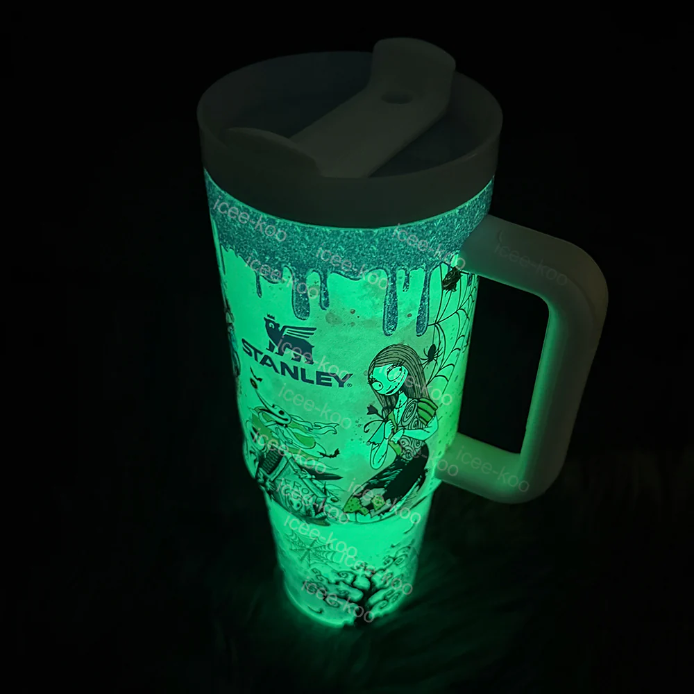 Christmas Eve Jack In-Car Insulated  1200ml  Luminous Glow Tumbler（Free keychain for the first 100 orders )