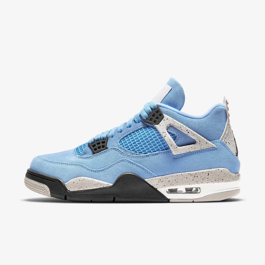 (Men's) Air Jordan 4 Retro 'UNC University Blue'