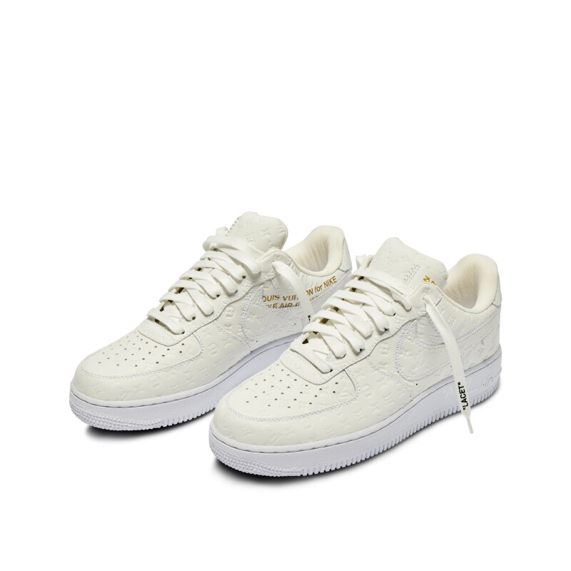 Louis Vuitton x nithtke Air Force 1 White