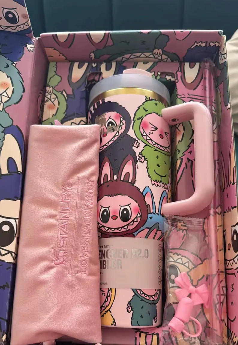 THE MONSTERS “Labubu” x Stathtnley Quencher H2.0 Tumbler – 40oz