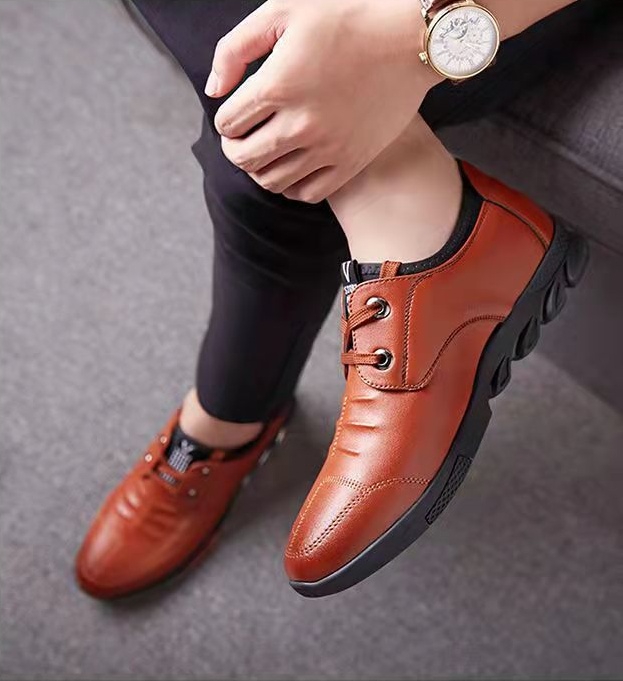 Pantofi casual din piele pentru bărbați