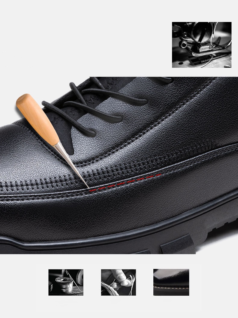 [⏰Reducere pentru timp limitat - se termină astăzi] Pantofi ortopedici cu design ergonomic - piele de înaltă calitate + cusături manual, un must-have pentru bărbați