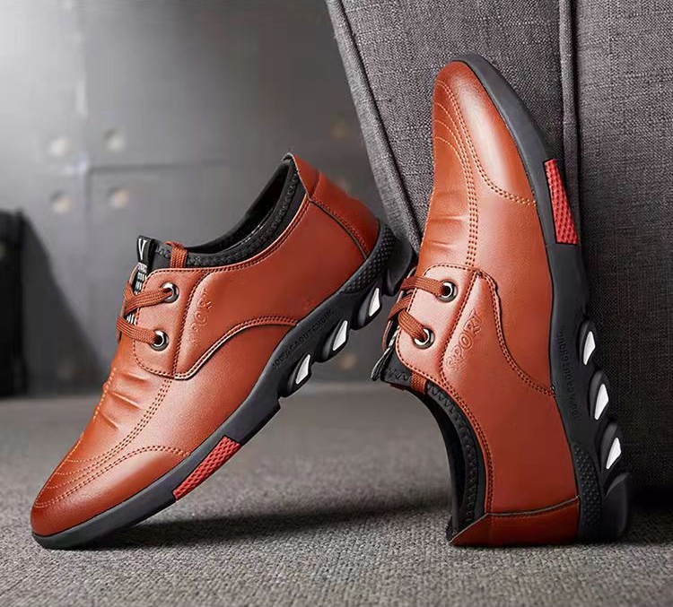 Pantofi casual din piele pentru bărbați