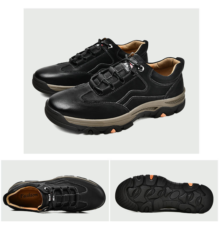 【⏰70% reducere astăzi - se încheie în curând】 Pantofi ortopedici cu design ergonomic - piele de înaltă calitate + cusături manual ✅ Un must-have pentru bărbați👞