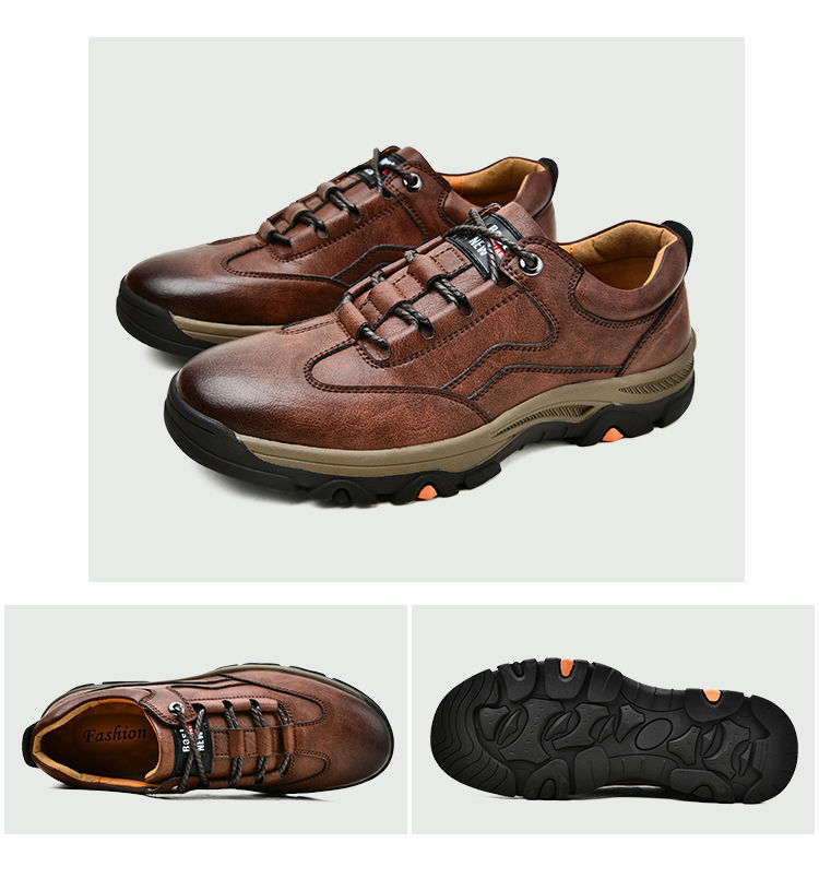 【⏰70% reducere astăzi - se încheie în curând】 Pantofi ortopedici cu design ergonomic - piele de înaltă calitate + cusături manual ✅ Un must-have pentru bărbați👞