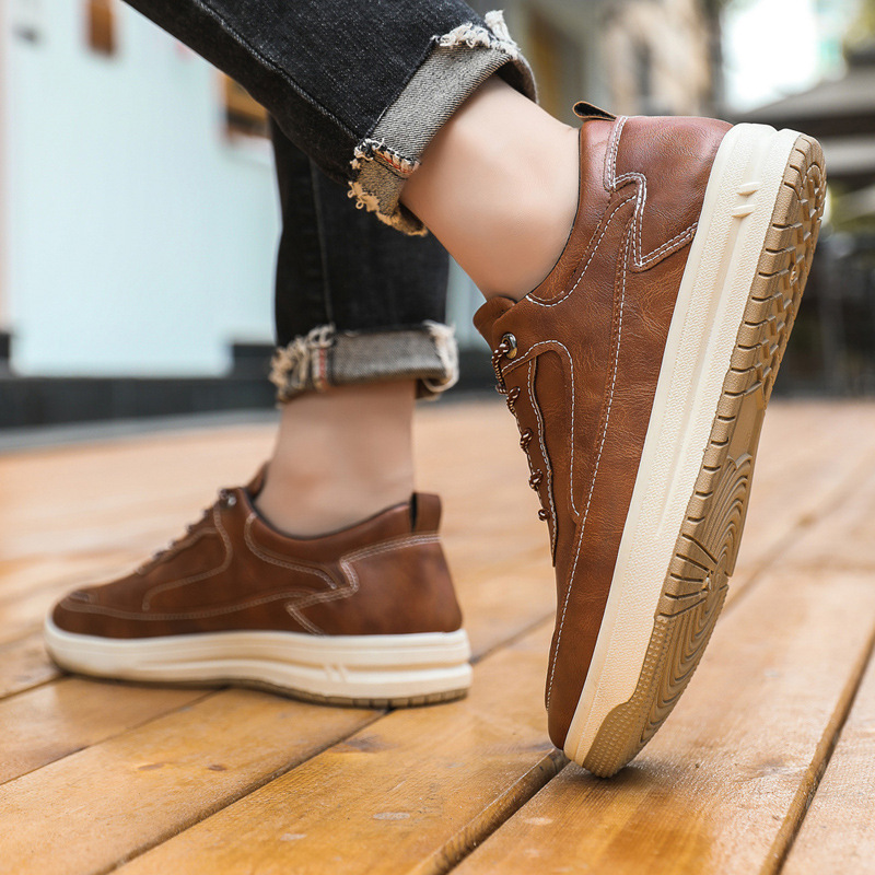 (⏰Reducere de 50% astăzi - se încheie în curând) Pantofi casual pentru bărbați👞Suport pentru arc confortabil și respirabil✅Poziție corectă de mers