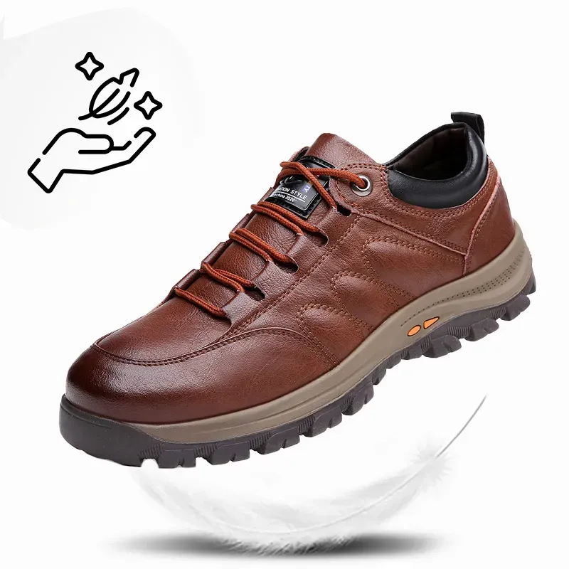 [⏰50% reducere azi - se încheie în curând] Pantofi ortopedici cu design ergonomic - piele de înaltă calitate + cusături manual - un must-have pentru bărbați