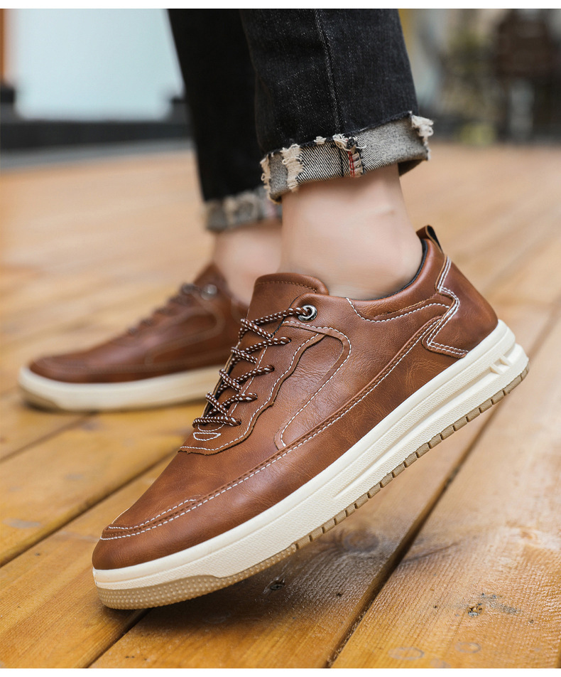(⏰Reducere de 50% astăzi - se încheie în curând) Pantofi casual pentru bărbați👞Suport pentru arc confortabil și respirabil✅Poziție corectă de mers