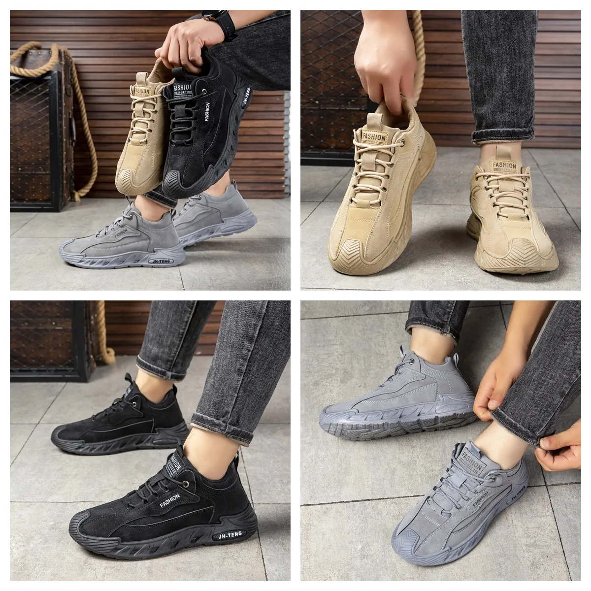 (⏰Reducere de 50% la produse noi - nu ratați) Pantofi de mers pentru bărbați 👞Confortabil, respirabil, cald, care susține arcul ✅O ofertă bună