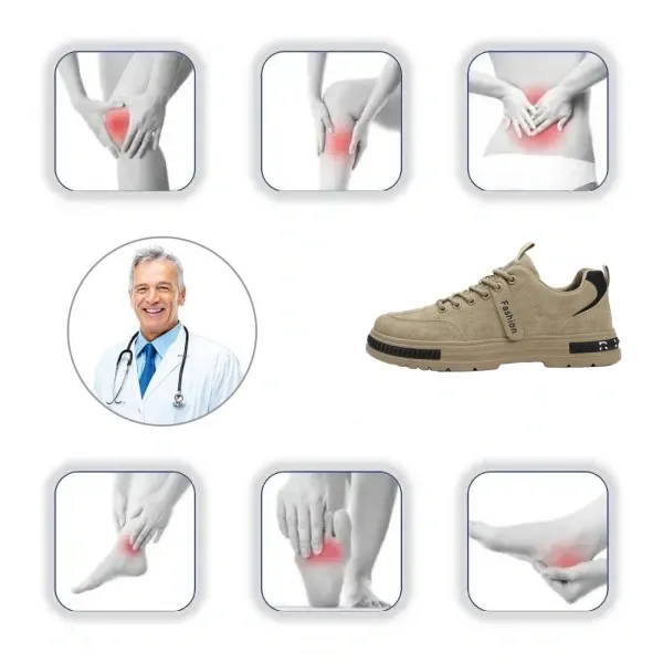 (🔥Reducere pentru timp limitat - nu o ratați⏰) Pantofi ortopedici pentru bărbați ✅Eficienți în trei zile, postură corectă de mers - Design ergonomic
