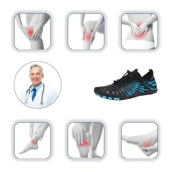 [🔥Reducere de 50% pe durată limitată - nu o ratați] Pantofi anti-alunecare desculți cu design ergonomic: confortabili pentru mers pe jos