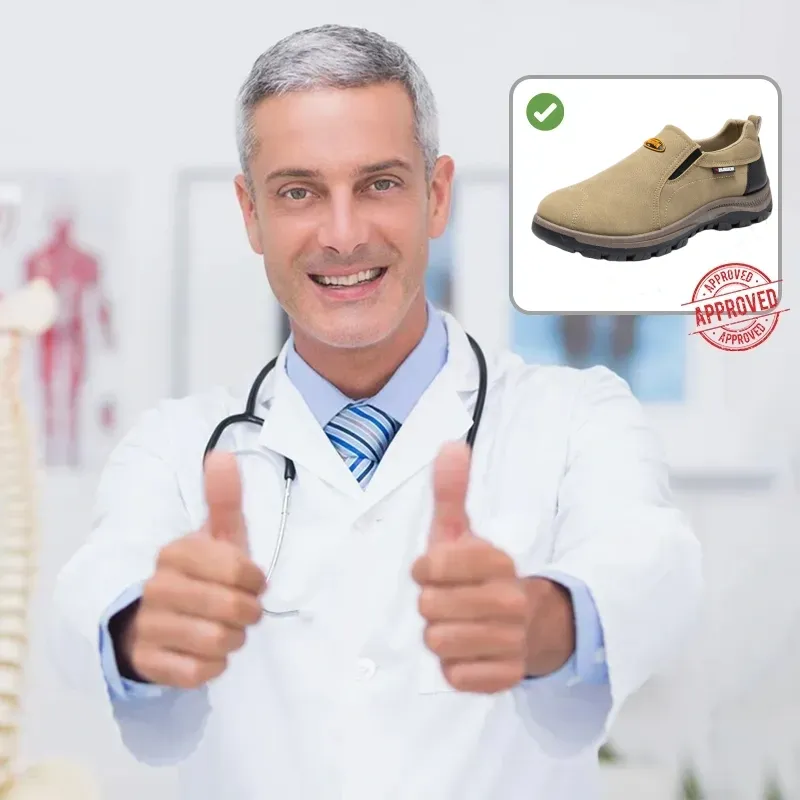 (🔥Timp limitat 50% reducere, doar azi🎁) ⏰Pantofi ortopedici de lux, moi si confortabili din piele naturala (Eficacitate: Calmeaza durerile de picioare)✅