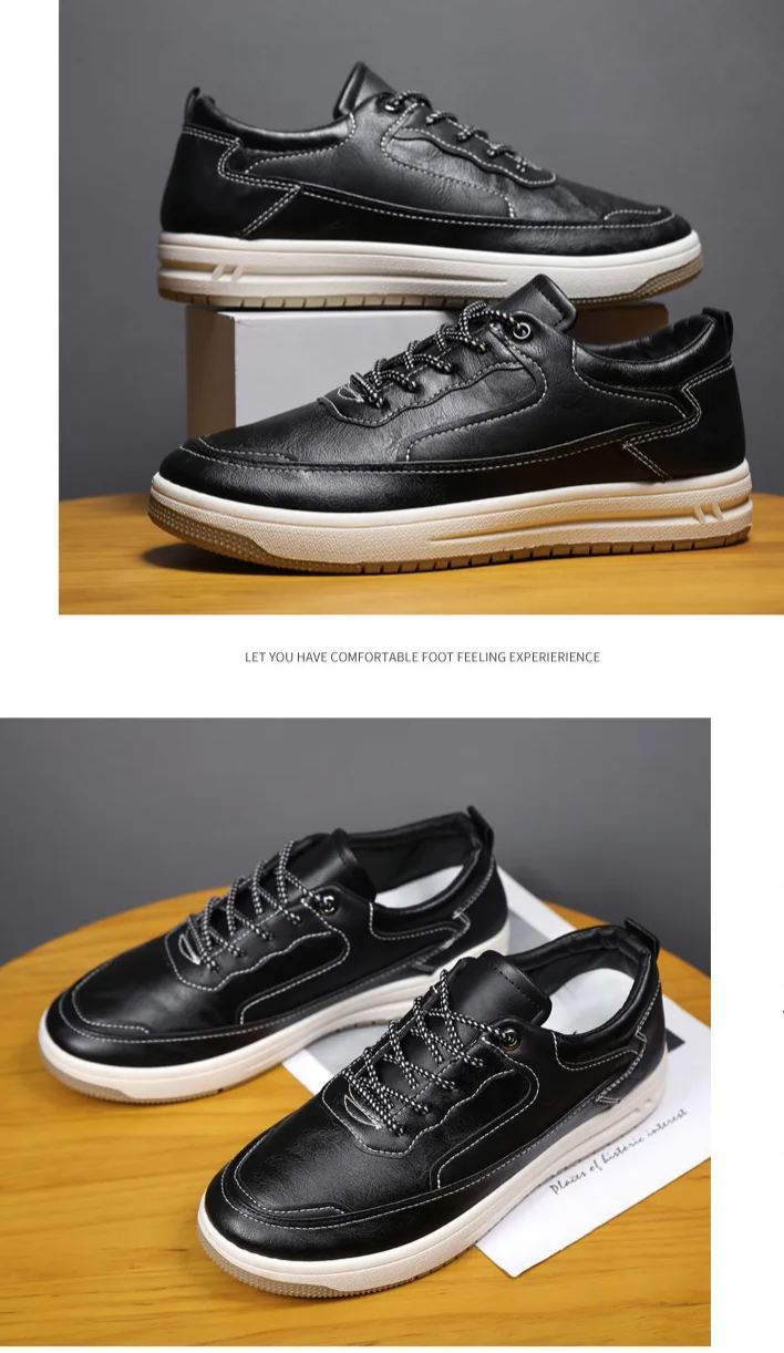(⏰Reducere de 50% astăzi - se încheie în curând) Pantofi casual pentru bărbați👞Suport pentru arc confortabil și respirabil✅Poziție corectă de mers