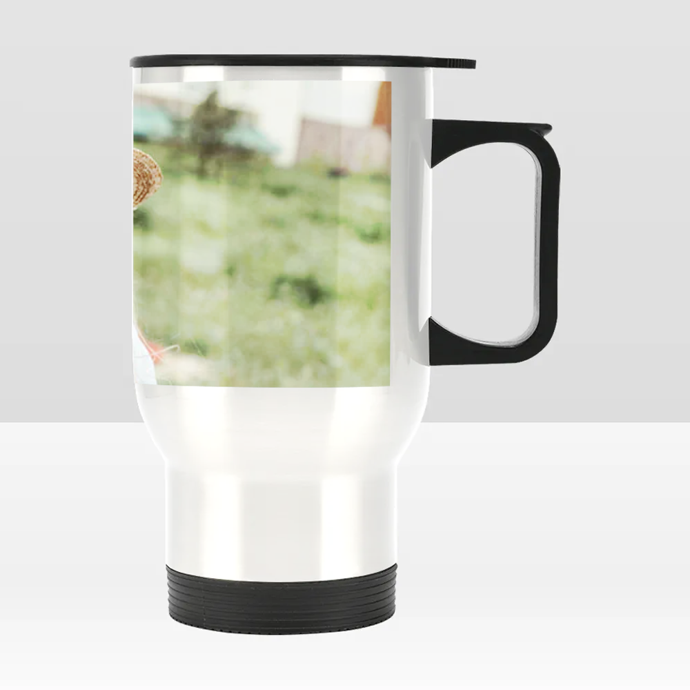 Custom Stainless Steel Tumbler with Your Photo or Text – Personalized Travel Mug for Gifts & Everyday Use