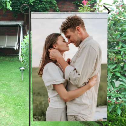 Custom Printed Garden Flag Double Side Personalized Yard Banner Outdoor Decoration