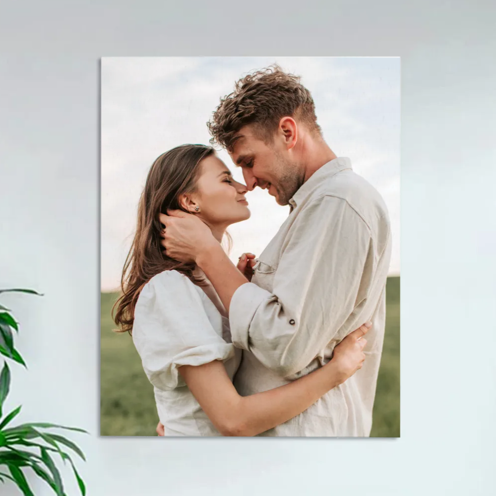 Custom Vertical Canvas Oil Painting Wall Art – Personalized Photo Print on Canvas for Thoughtful Home Decoration