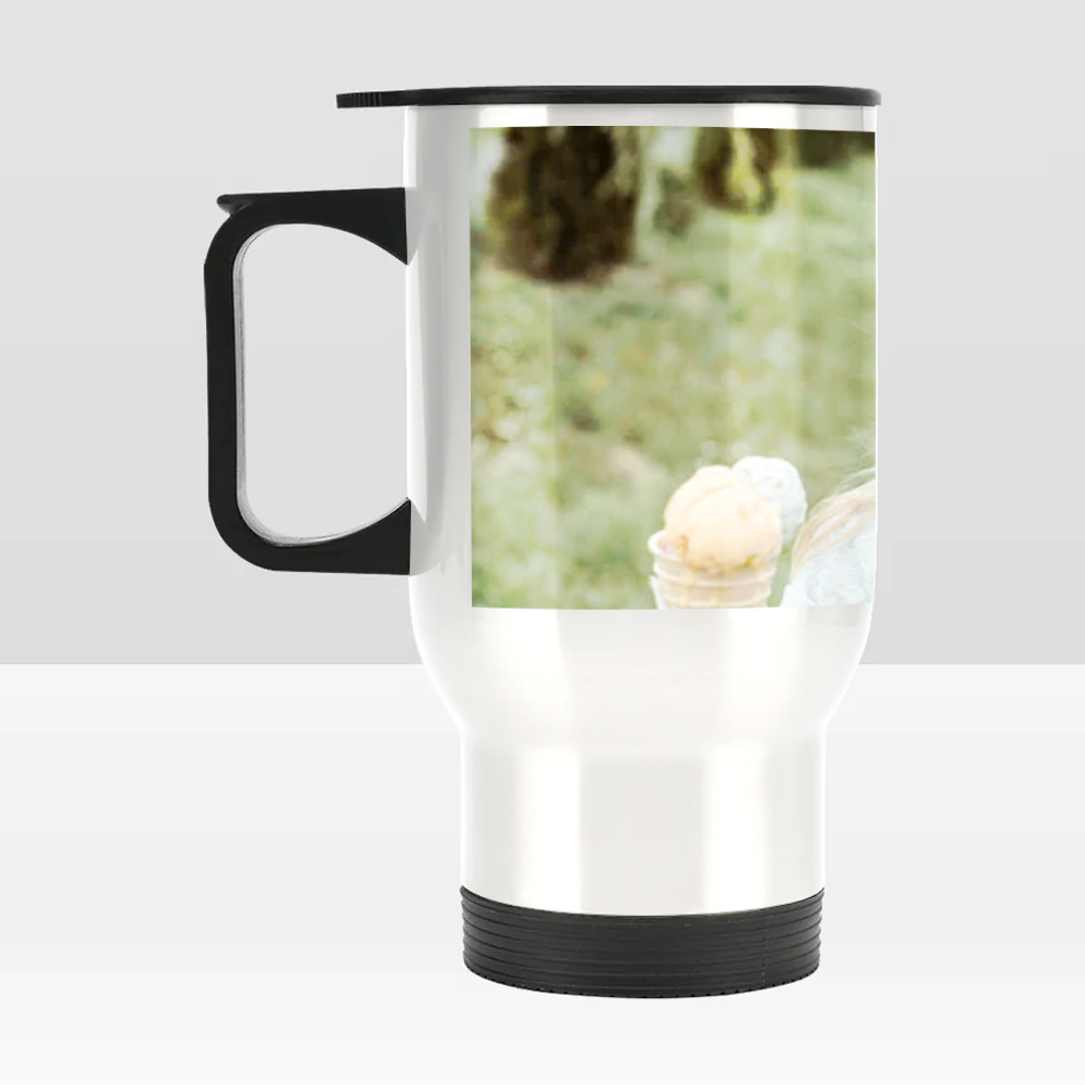 Custom Stainless Steel Tumbler with Your Photo or Text – Personalized Travel Mug for Gifts & Everyday Use