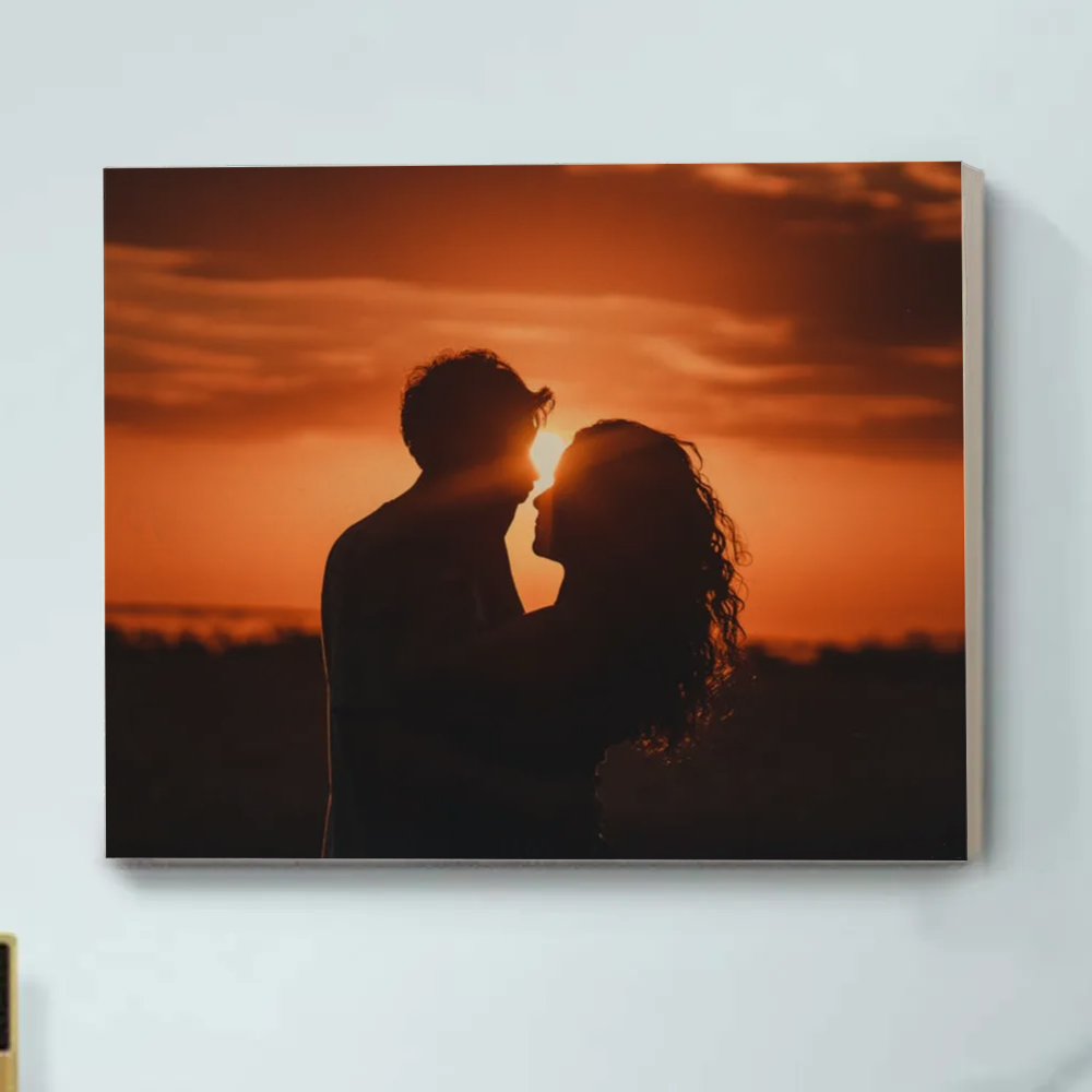 Custom Horizontal Wooden Wall Art – Personalized Solid Wood Decor