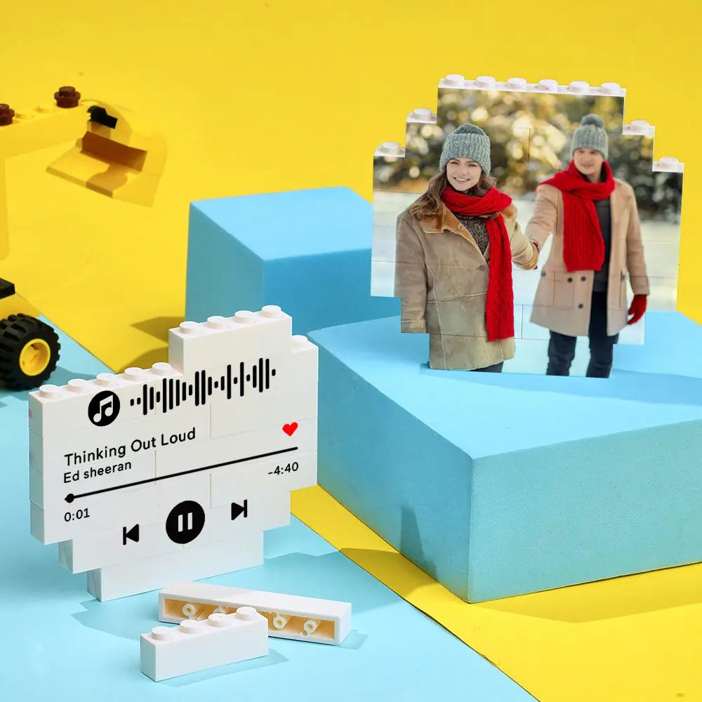 Custom Photo Building Bricks Personalised Block Octagon Shape