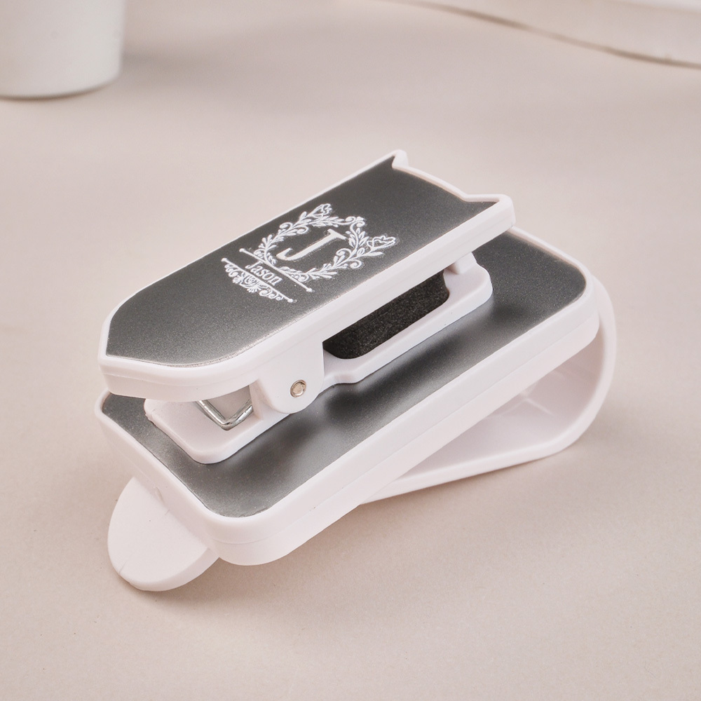 Personalized Name Car Sunglasses Holder Car Sun Visor Clip Birthday Gift for Friend Family