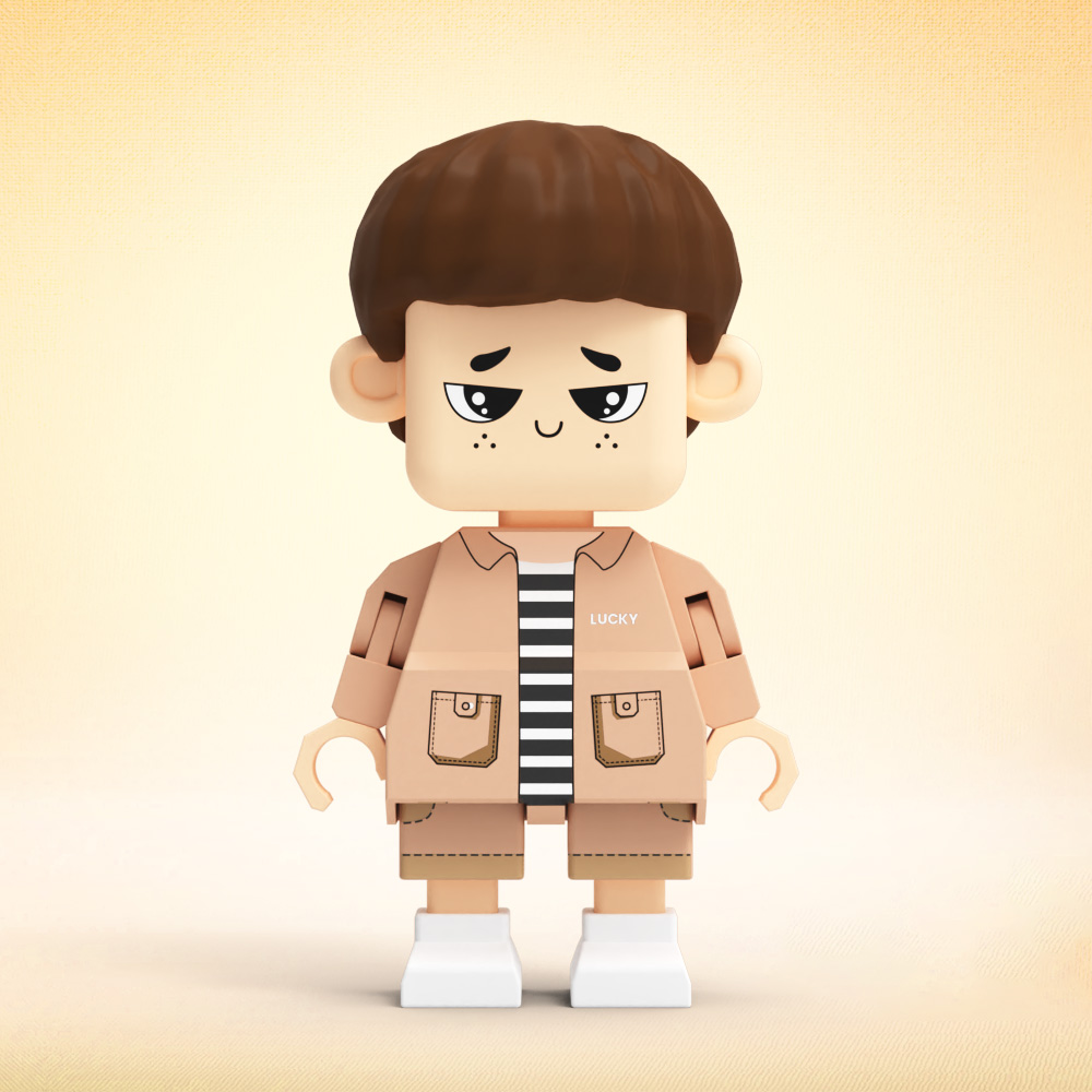 Fully Customizable Cute Giant Minifigs Personalized Full-Body Brick Figure Gift for Boy Production Time: 7–10 Working Days