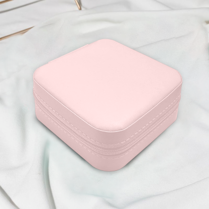 Custom PU Leather Jewelry Box – Personalized Photo Printed Organizer with Your Design