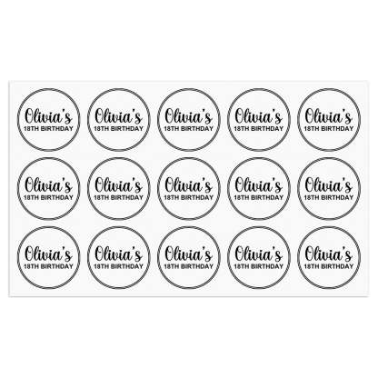 Personalized Thank You Transparent Stickers Round Wedding Birthday Favor labels for Gifts