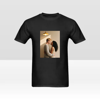 Custom One-Sided Men's T-Shirt – Personalized Front Design