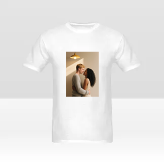 Custom Double-Sided Men's T-Shirt – Design Front & Back Your Way